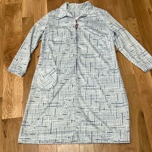Vintage Susan J. Geometric house dress